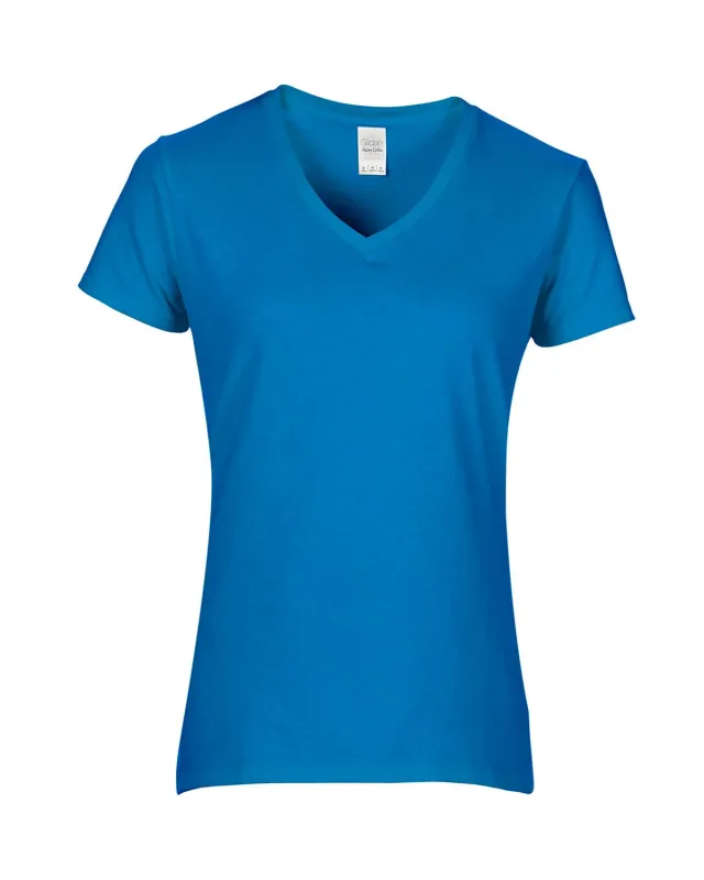 Gildan Ladies' Heavy Cotton V-Neck T-Shirt — view 36
