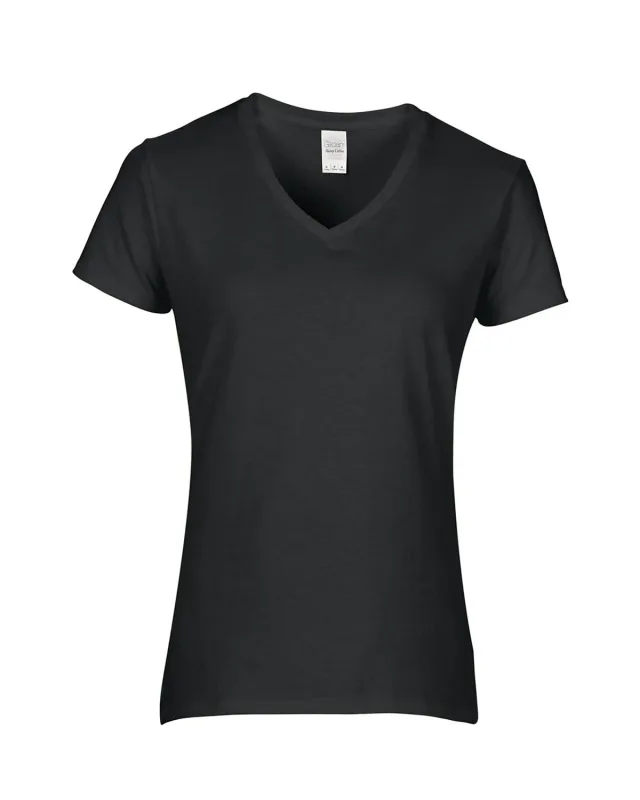 Gildan Ladies' Heavy Cotton V-Neck T-Shirt — view 43
