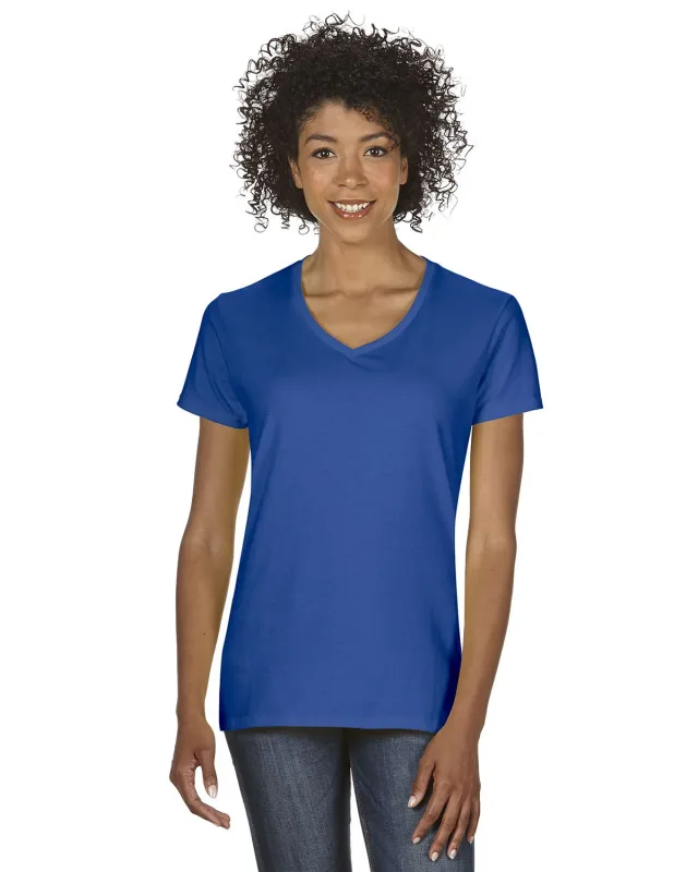 Gildan Ladies' Heavy Cotton V-Neck T-Shirt — view 48