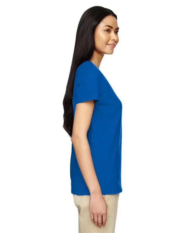 Gildan Ladies' Heavy Cotton V-Neck T-Shirt — view 51