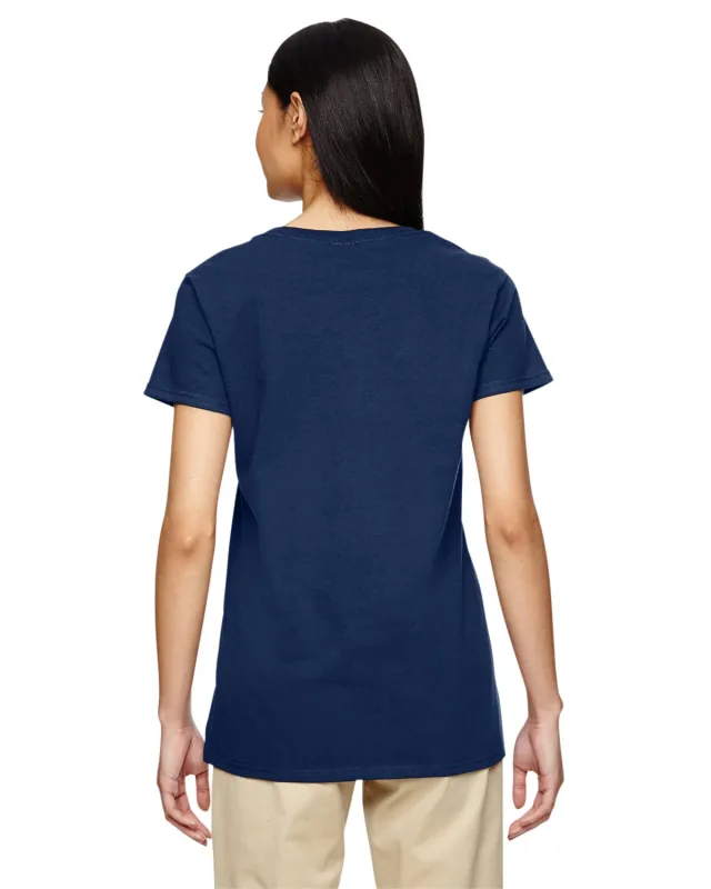 Gildan Ladies' Heavy Cotton V-Neck T-Shirt — view 52
