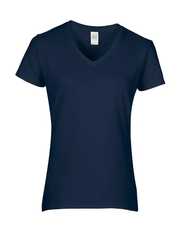 Gildan Ladies' Heavy Cotton V-Neck T-Shirt — view 54