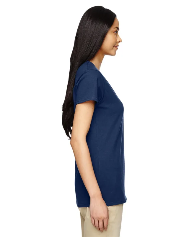 Gildan Ladies' Heavy Cotton V-Neck T-Shirt — view 58