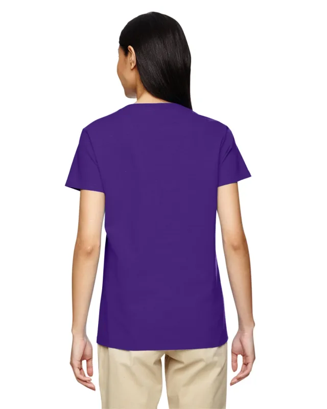 Gildan Ladies' Heavy Cotton V-Neck T-Shirt — view 59