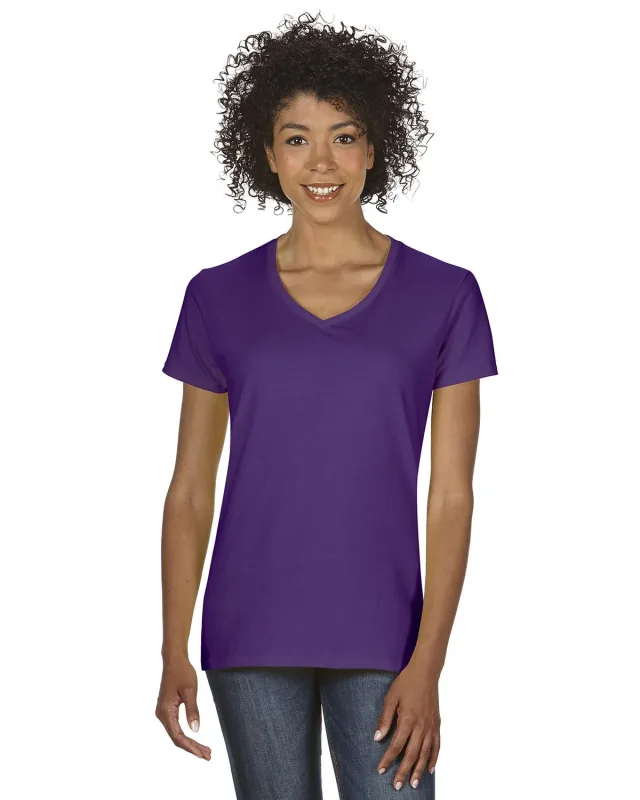 Gildan Ladies' Heavy Cotton V-Neck T-Shirt — view 62