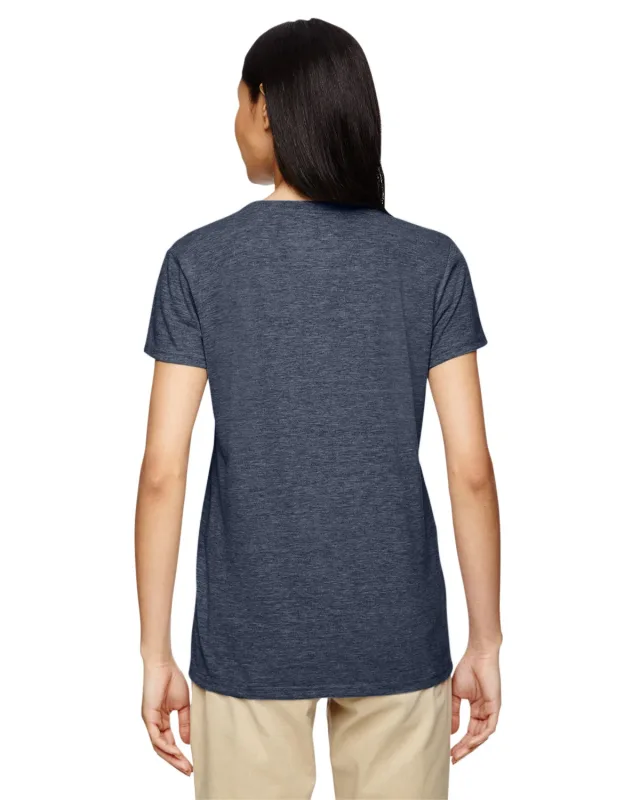 Gildan Ladies' Heavy Cotton V-Neck T-Shirt — view 66