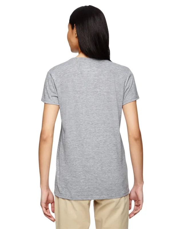 Gildan Ladies' Heavy Cotton V-Neck T-Shirt — view 69