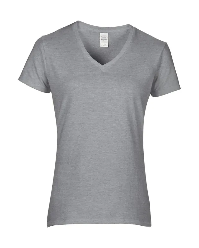 Gildan Ladies' Heavy Cotton V-Neck T-Shirt — view 71