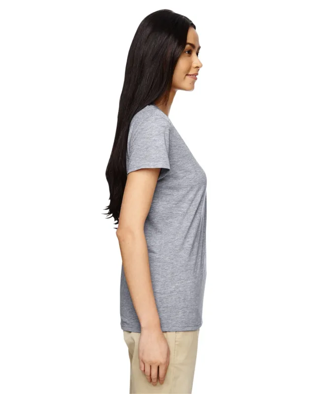 Gildan Ladies' Heavy Cotton V-Neck T-Shirt — view 78