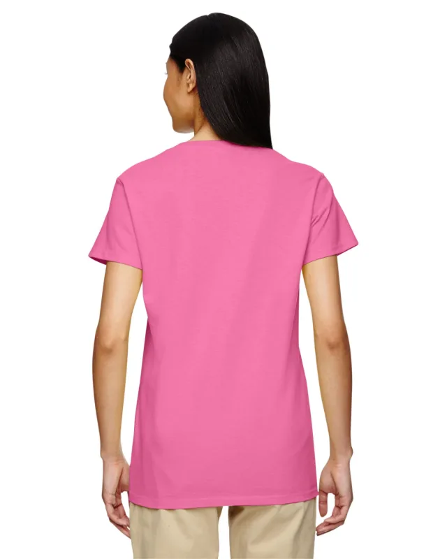 Gildan Ladies' Heavy Cotton V-Neck T-Shirt — view 8