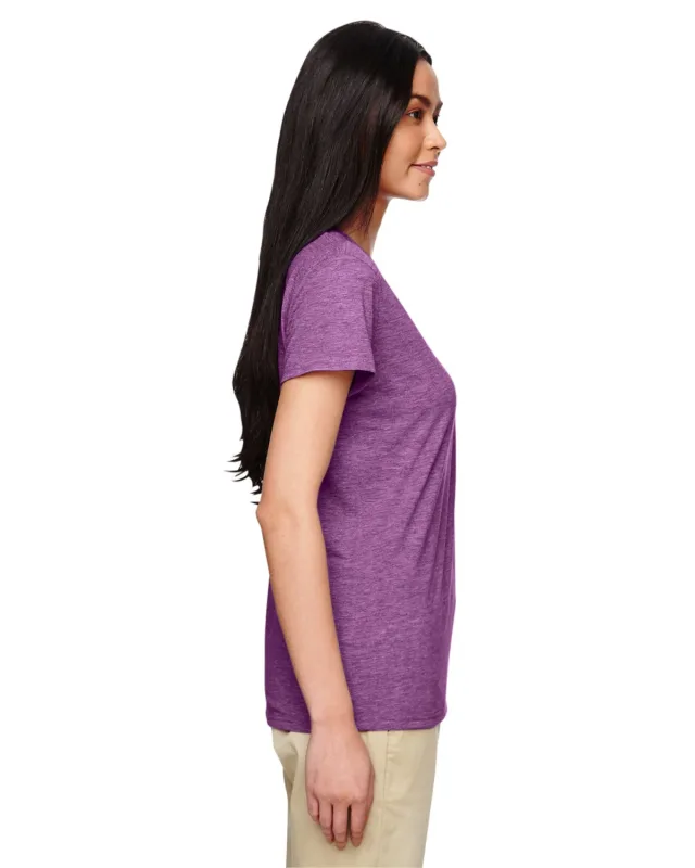 Gildan Ladies' Heavy Cotton V-Neck T-Shirt — view 81
