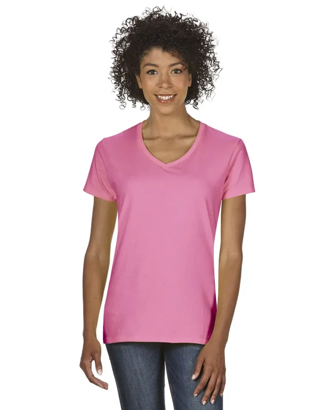 Gildan Ladies' Heavy Cotton V-Neck T-Shirt — view 9