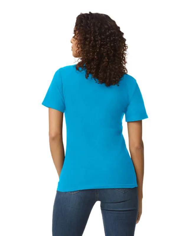 Gildan Ladies' Softstyle Double Pique Polo — view 10