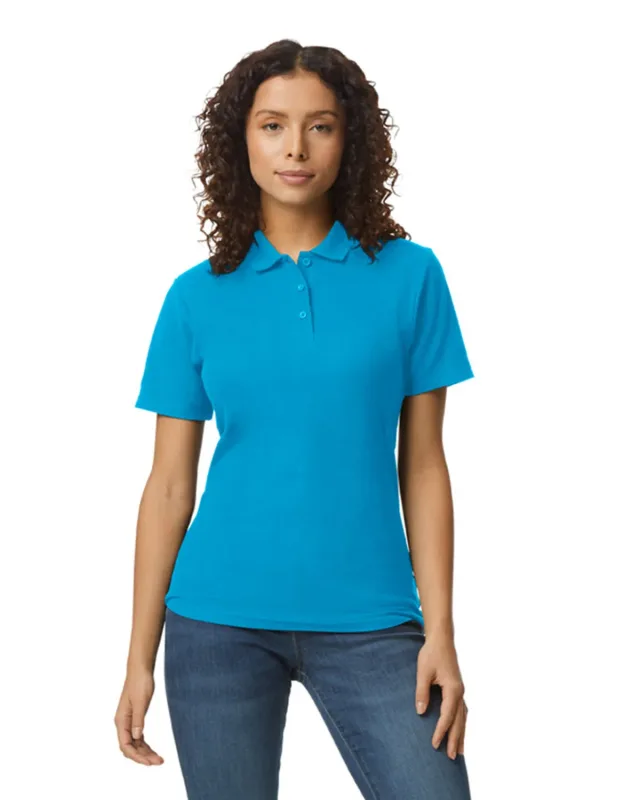 Gildan Ladies' Softstyle Double Pique Polo — view 11