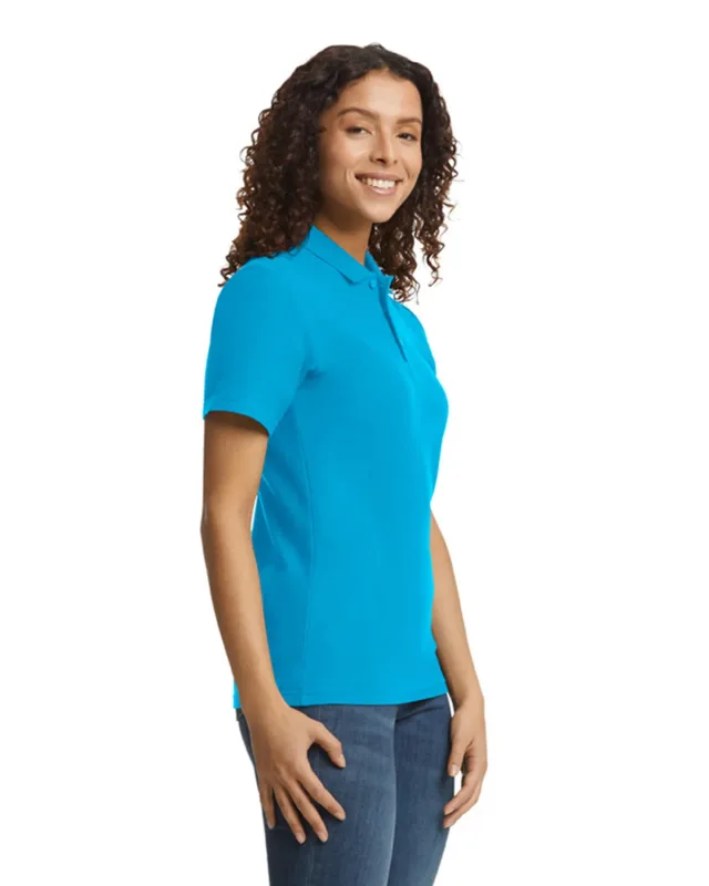 Gildan Ladies' Softstyle Double Pique Polo — view 12
