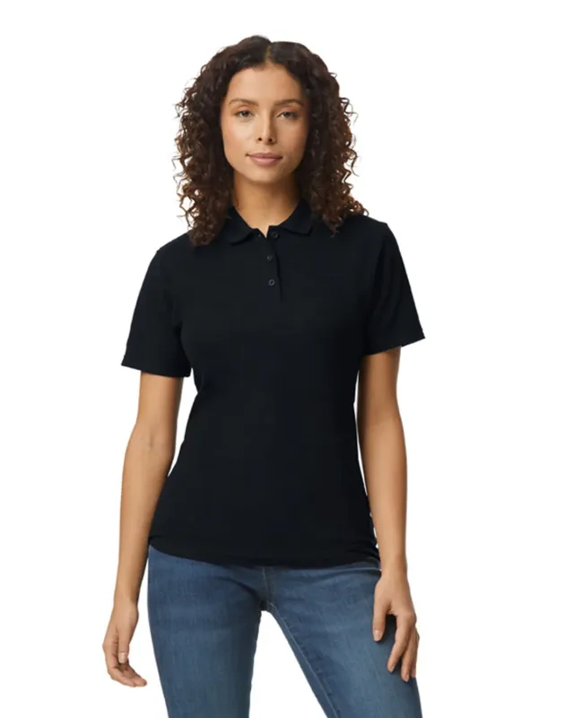 Gildan Ladies' Softstyle Double Pique Polo — view 14