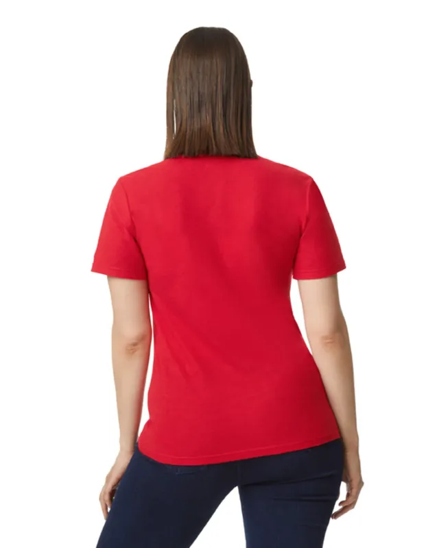 Gildan Ladies' Softstyle Double Pique Polo — view 16