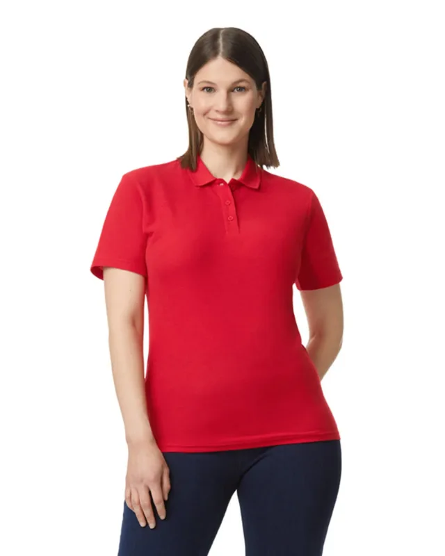 Gildan Ladies' Softstyle Double Pique Polo — view 17