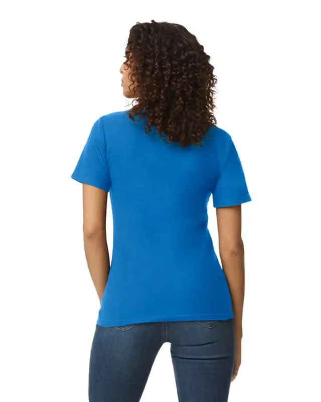 Gildan Ladies' Softstyle Double Pique Polo — view 19