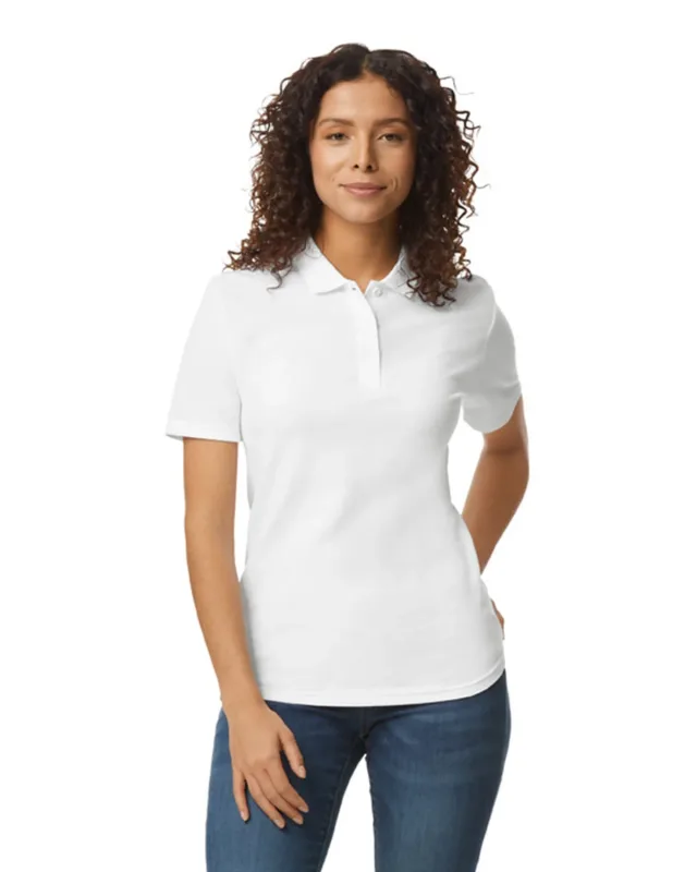 Gildan Ladies' Softstyle Double Pique Polo — view 2
