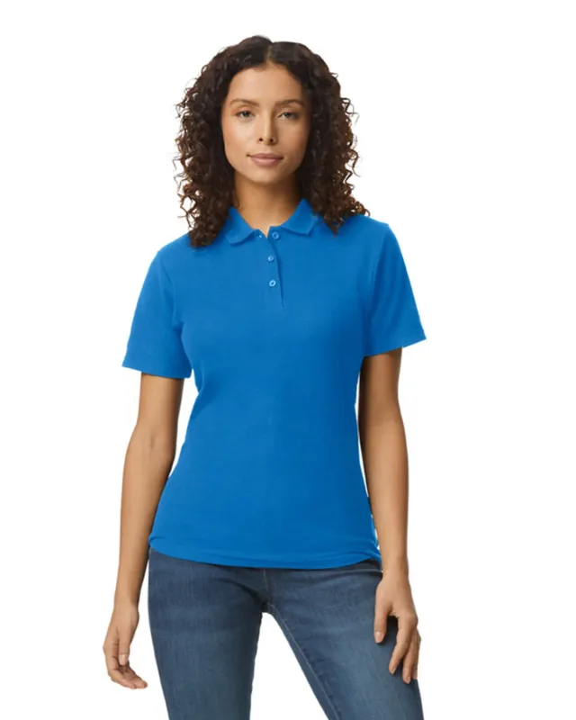 Gildan Ladies' Softstyle Double Pique Polo — view 20