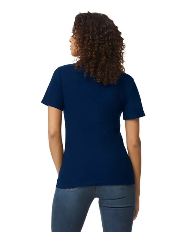 Gildan Ladies' Softstyle Double Pique Polo — view 22