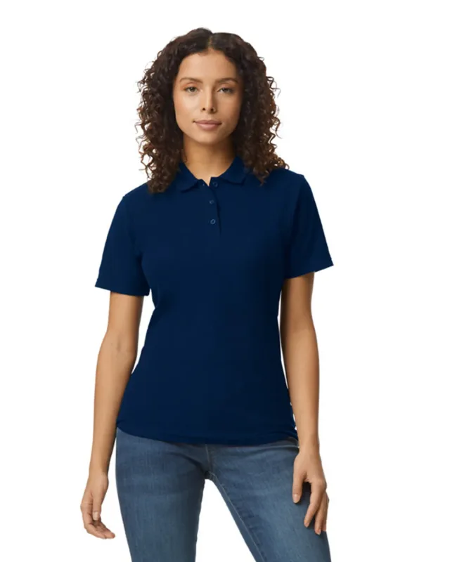Gildan Ladies' Softstyle Double Pique Polo — view 23