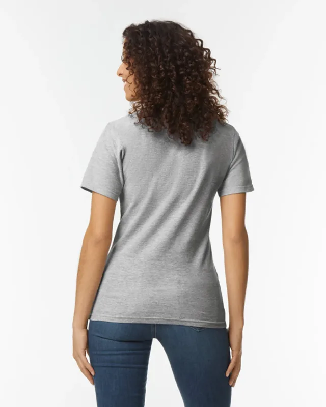 Gildan Ladies' Softstyle Double Pique Polo — view 25
