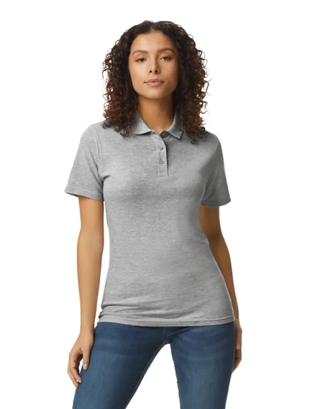 Gildan Ladies' Softstyle Double Pique Polo — view 26