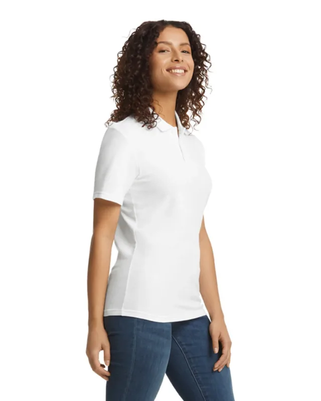 Gildan Ladies' Softstyle Double Pique Polo — view 3
