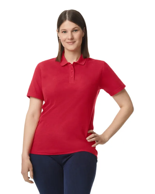 Gildan Ladies' Softstyle Double Pique Polo — view 5