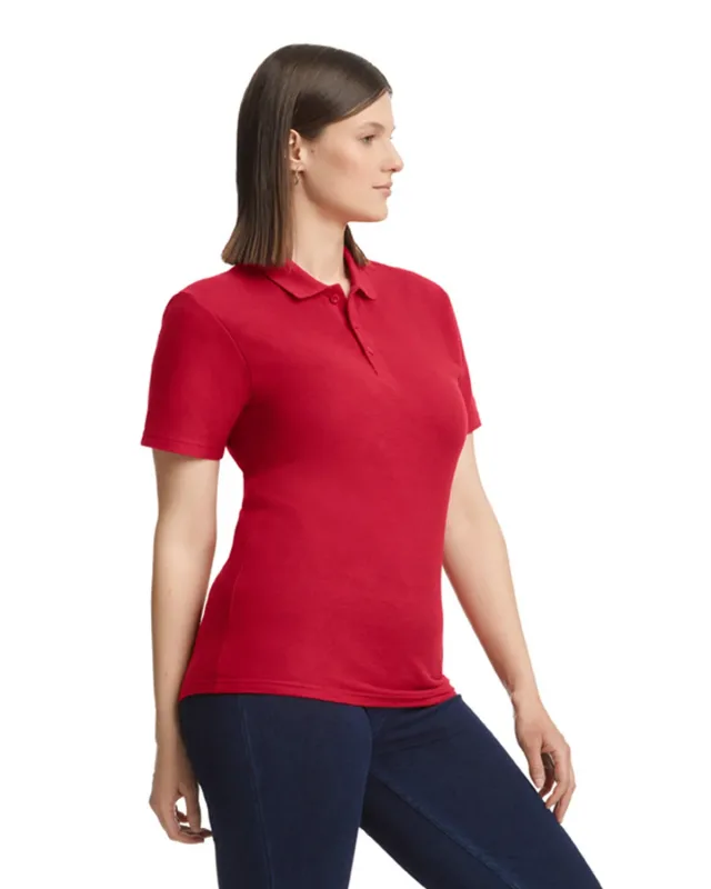 Gildan Ladies' Softstyle Double Pique Polo — view 6