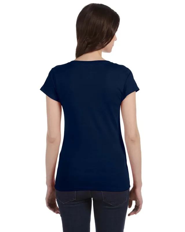 Gildan Ladies' SoftStyle® Fitted V-Neck T-Shirt — view 20