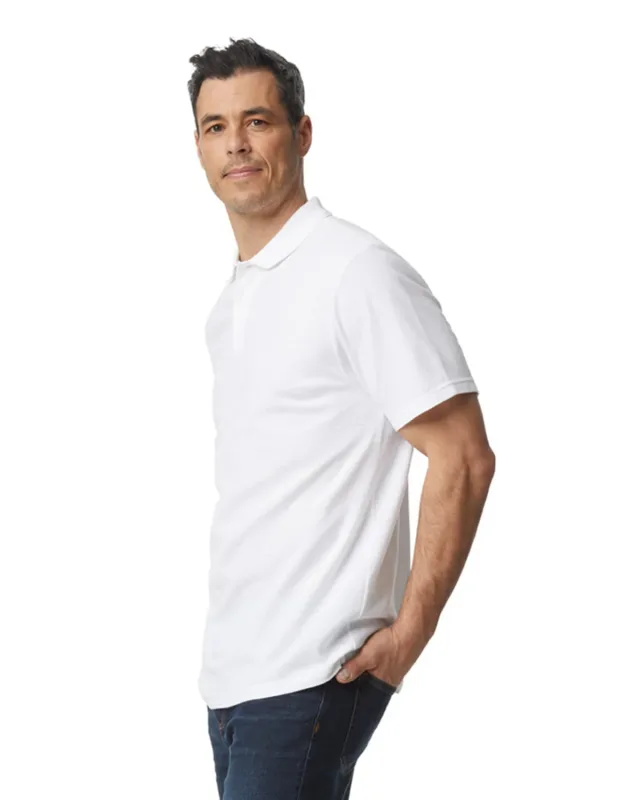Gildan Men's Softstyle Double Pique Polo — view 3