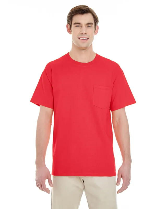 Gildan Unisex Heavy Cotton Pocket T-Shirt — view 16