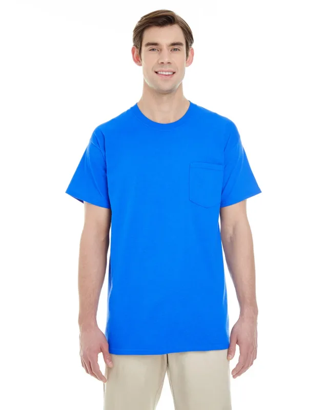 Gildan Unisex Heavy Cotton Pocket T-Shirt — view 19