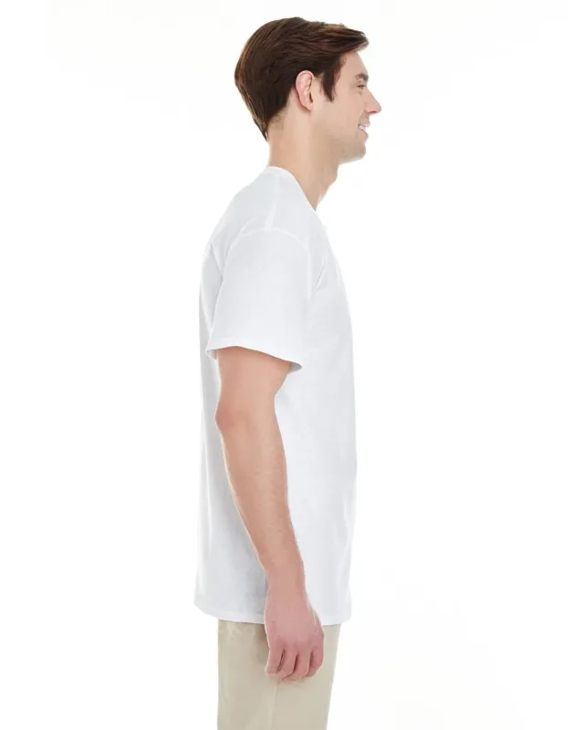 Gildan Unisex Heavy Cotton Pocket T-Shirt — view 2