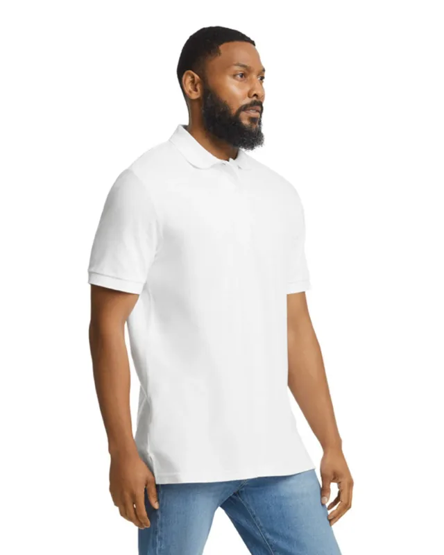 Gildan Unisex Midweight Double Pique Polo — view 2