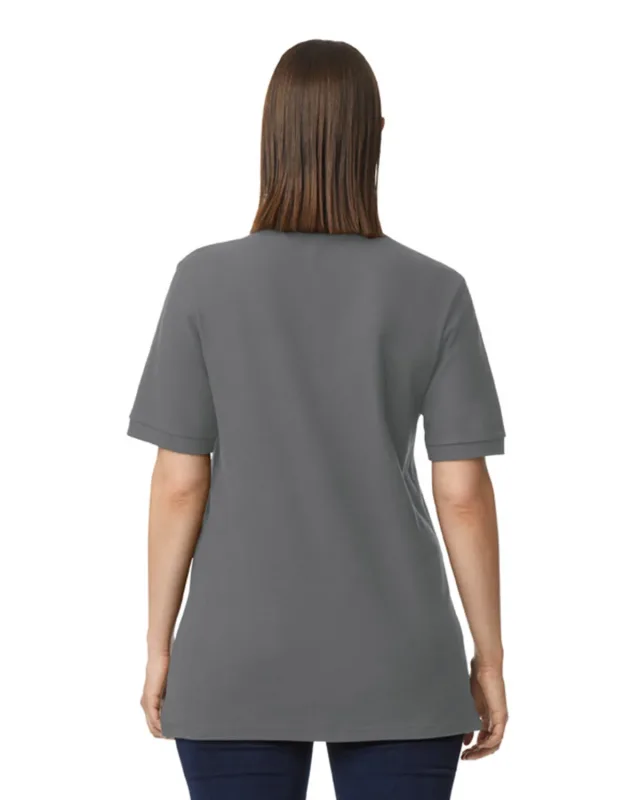 Gildan Unisex Midweight Double Pique Polo — view 3