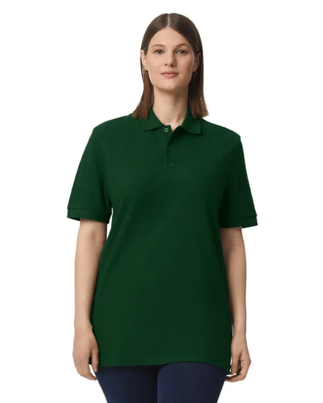 Gildan Unisex Midweight Double Pique Polo — view 7
