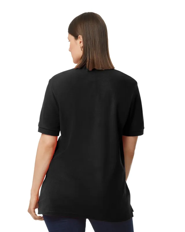 Gildan Unisex Midweight Double Pique Polo — view 9