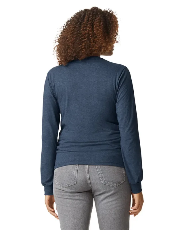 Gildan Unisex Softstyle CVC Long Sleeve T-Shirt — view 10
