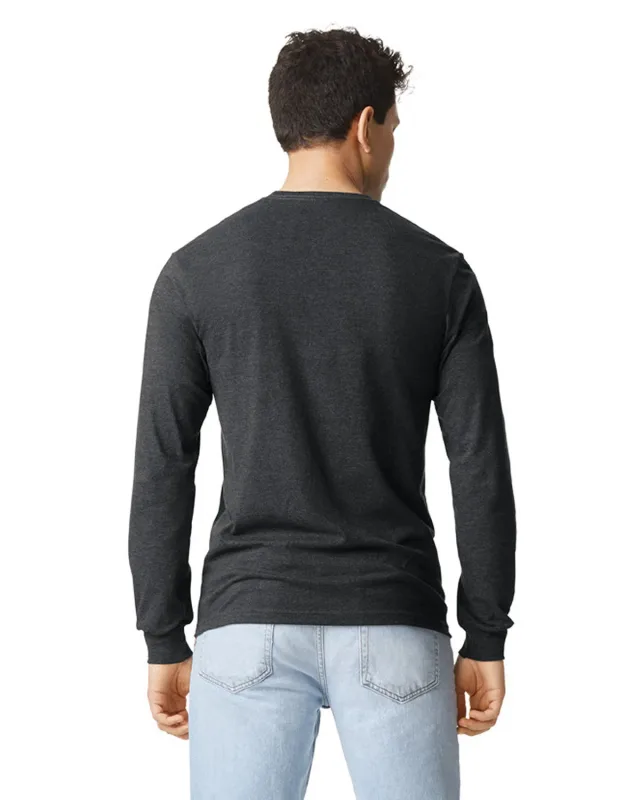 Gildan Unisex Softstyle CVC Long Sleeve T-Shirt — view 16