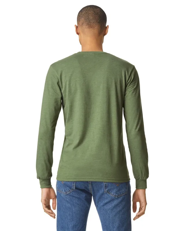 Gildan Unisex Softstyle CVC Long Sleeve T-Shirt — view 4