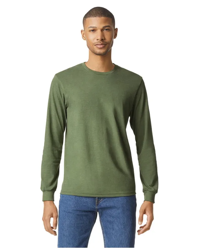 Gildan Unisex Softstyle CVC Long Sleeve T-Shirt — view 5
