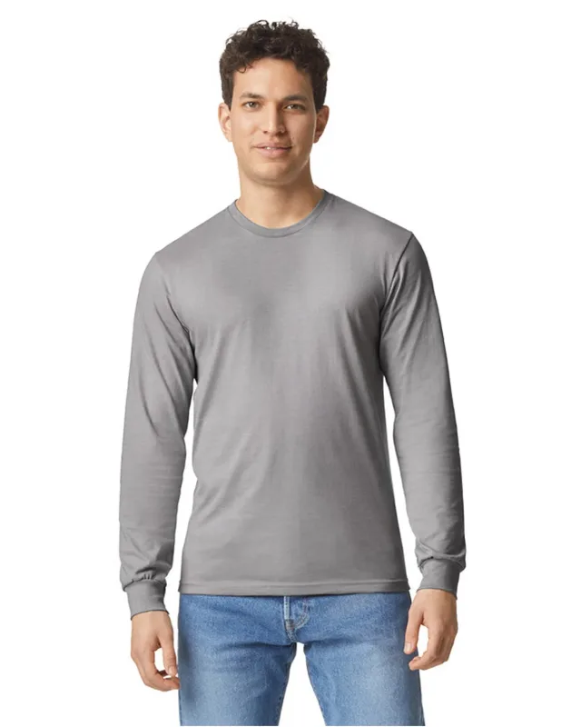 Gildan Unisex Softstyle CVC Long Sleeve T-Shirt — view 8