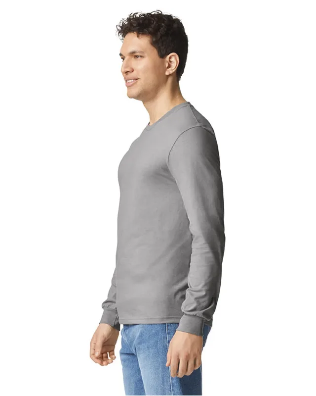 Gildan Unisex Softstyle CVC Long Sleeve T-Shirt — view 9