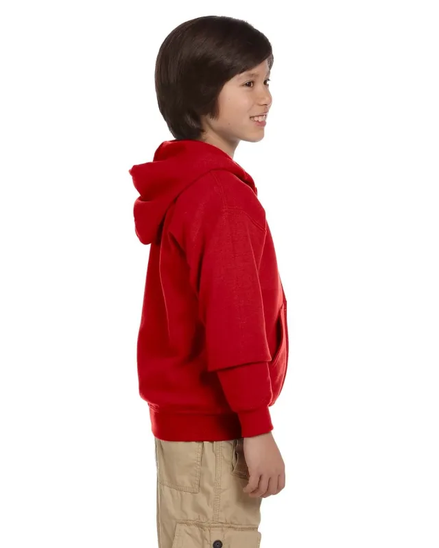 Gildan Youth Heavy Blend Full-Zip Hooded Sweatshirt — view 16