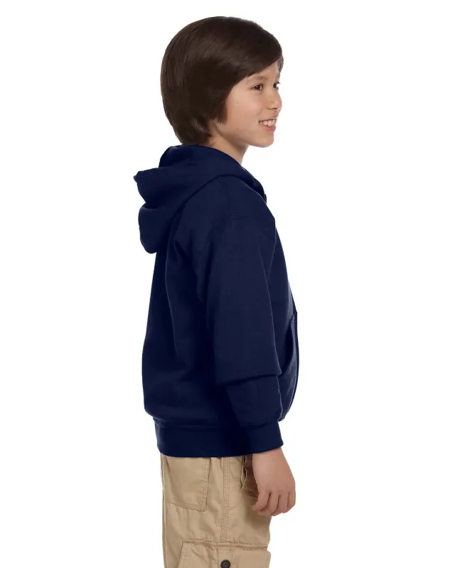 Gildan Youth Heavy Blend Full-Zip Hooded Sweatshirt — view 32