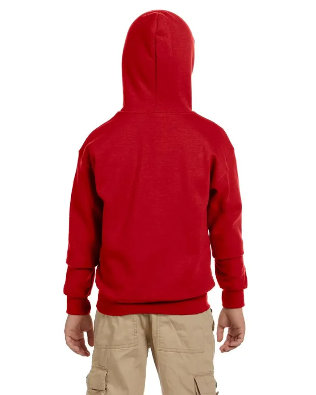 Gildan Youth Heavy Blend Full-Zip Hooded Sweatshirt — view 9